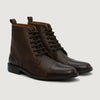 color swatch Knight Derby Hybrid Brown Leather Boots - StudGuard