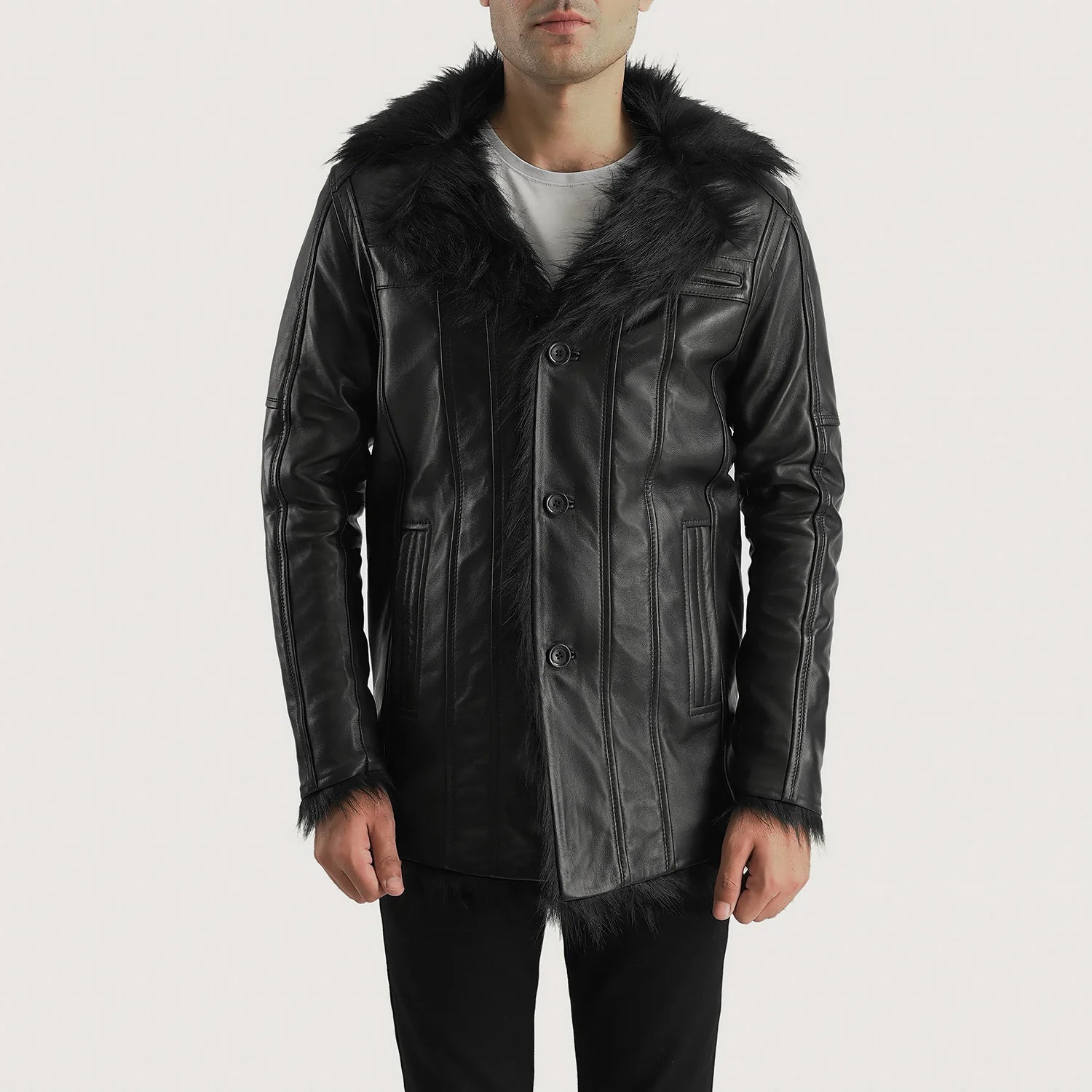 Men's Fur Coats Men's Shearling Coats In – The Jacket