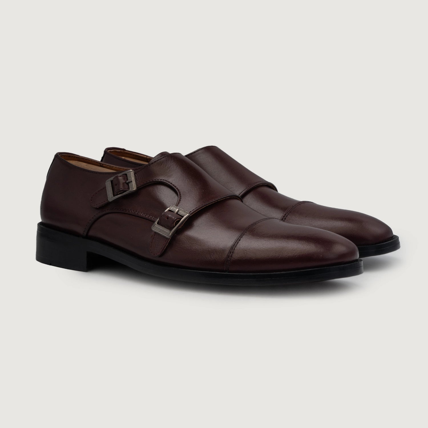 Saint Cinnamon Thursday Boots Monk Strap Double Monk Shoes
