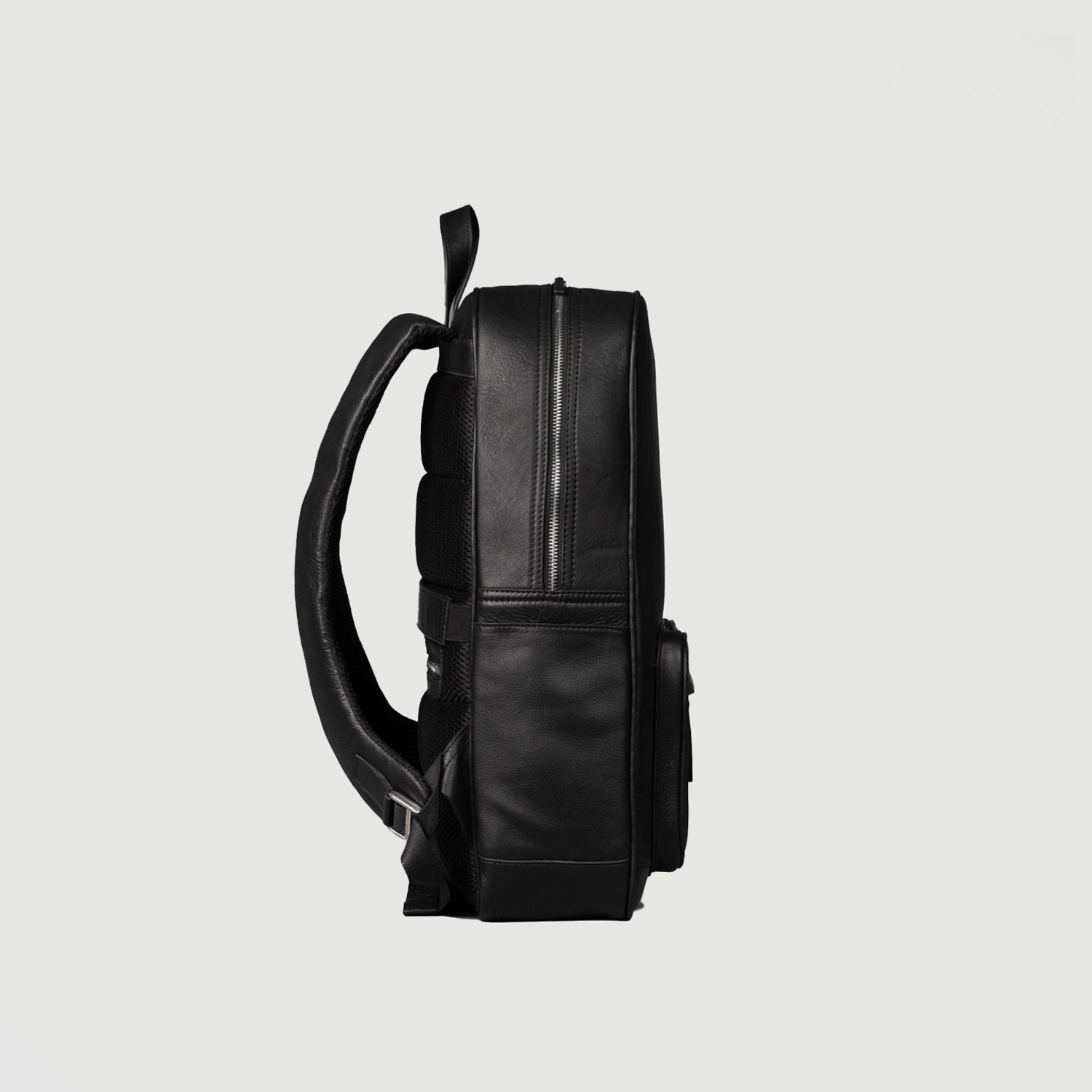 black leather backpacks australia The Philos Black Leather Backpack For Men & Women